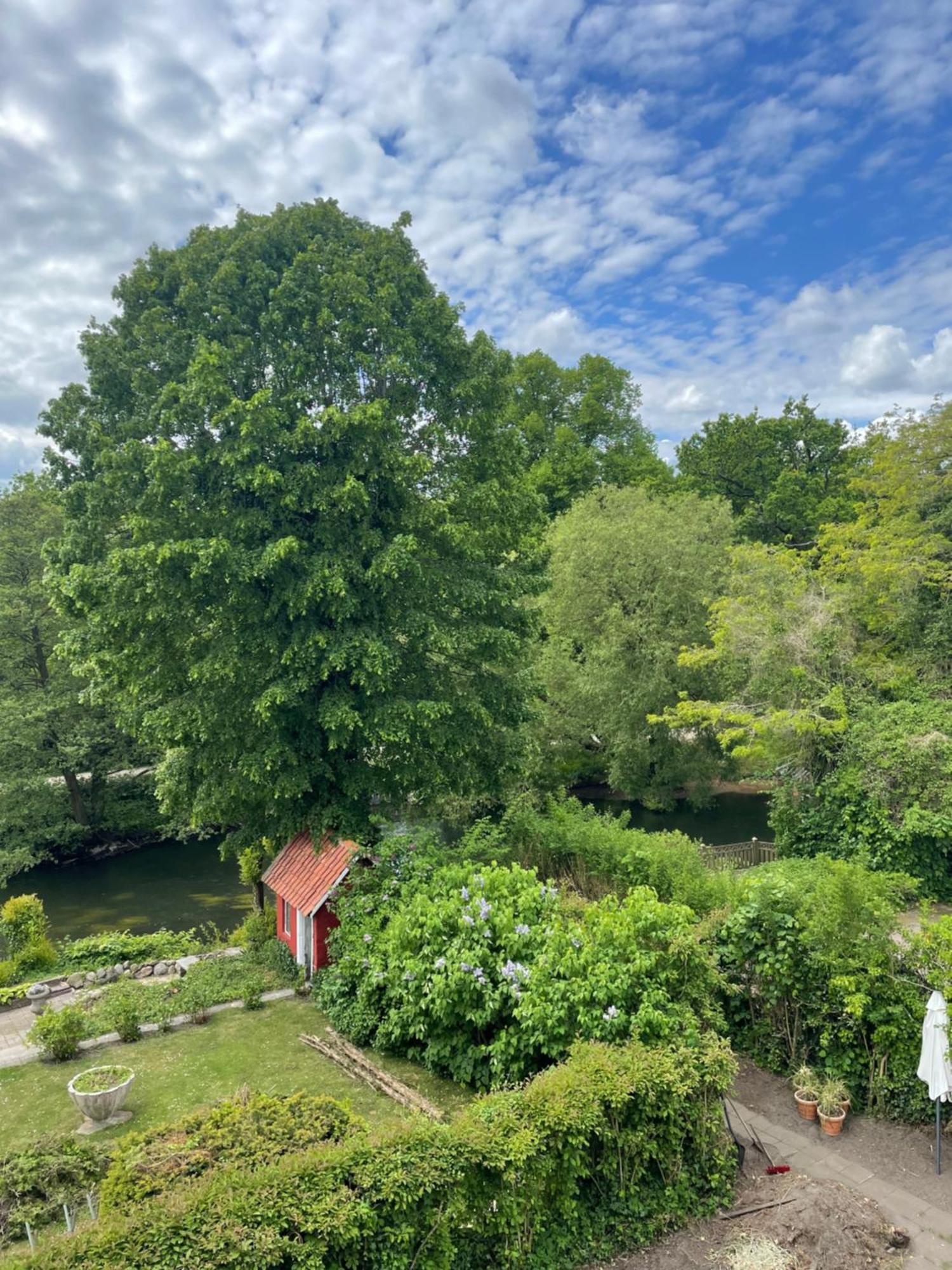 Central Lejlighed Med Udsigt Til Parken Odense Esterno foto